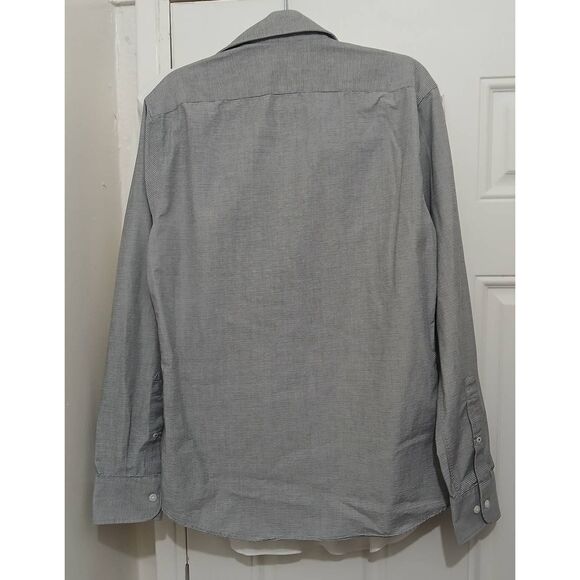 Bonobos mens small button down shirt gray white lot of 2 longsleeve - Picture 5 of 9